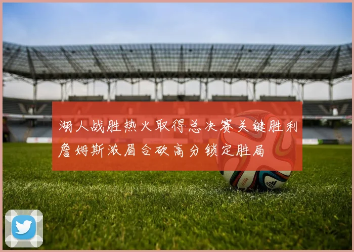 湖人战胜热火取得总决赛关键胜利詹姆斯浓眉合砍高分锁定胜局