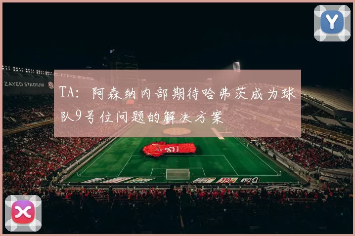TA：阿森纳内部期待哈弗茨成为球队9号位问题的解决方案