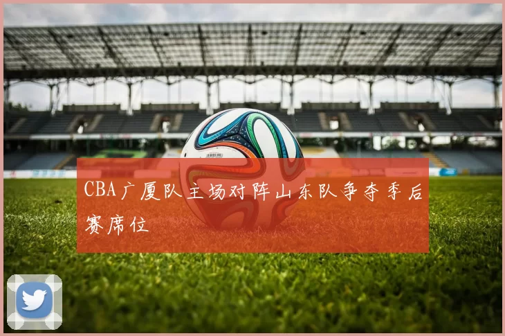 CBA广厦队主场对阵山东队争夺季后赛席位